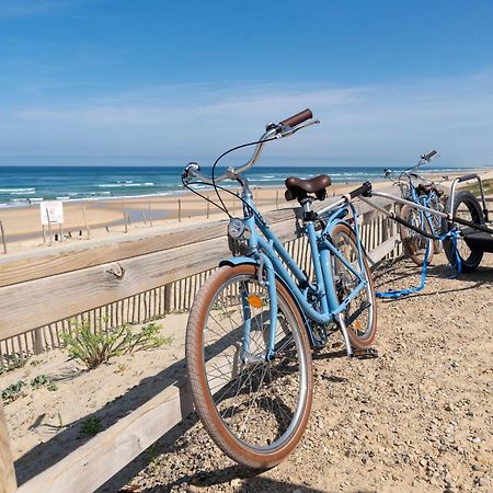 Appartement A Deux Pas De La Mer, Biscarrosse Plage - 4 Pers. - Terrasse Et Parking Inclus - Fr-1-319-447 Buitenkant foto