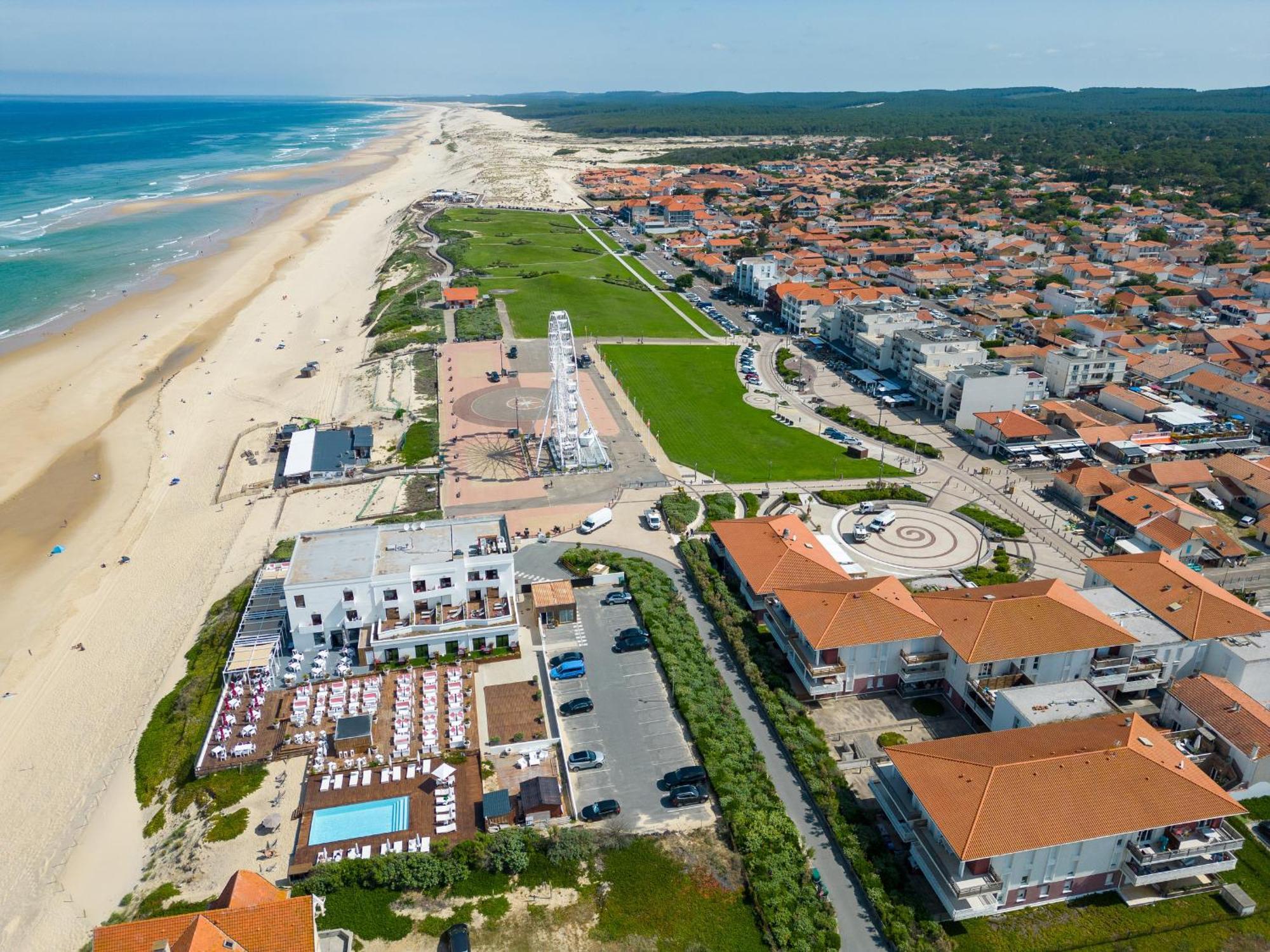 Appartement A Deux Pas De La Mer, Biscarrosse Plage - 4 Pers. - Terrasse Et Parking Inclus - Fr-1-319-447 Buitenkant foto